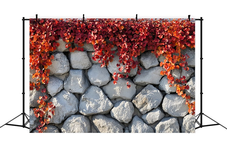 Autumn Photo Backdrop Simple Charm Fall Wall Backdrop CSH6-218