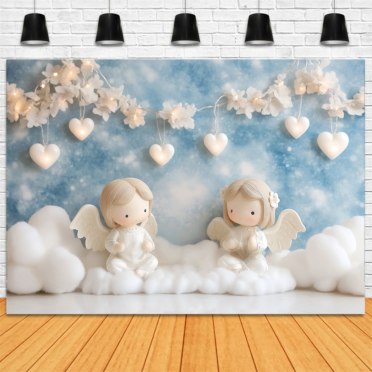 Cake Smash Photography Backdrop Angel Cloud Dream Backdrop CSH6-315