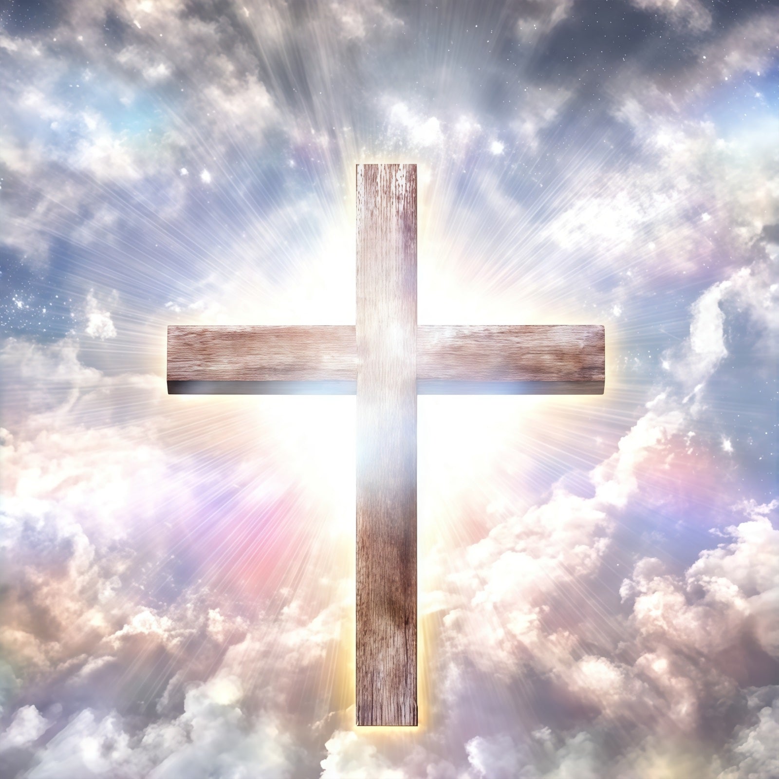 Cross Backdrops Radiant Heaven Cross Glory Easter Backdrop Ideas CSH61-37
