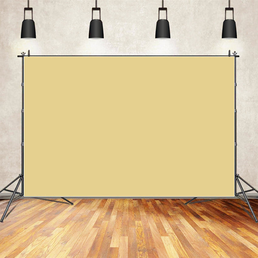 Yellow Photo Backdrop Soft Vanilla Yellow Warm Solid Color Backdrop CSH62-22