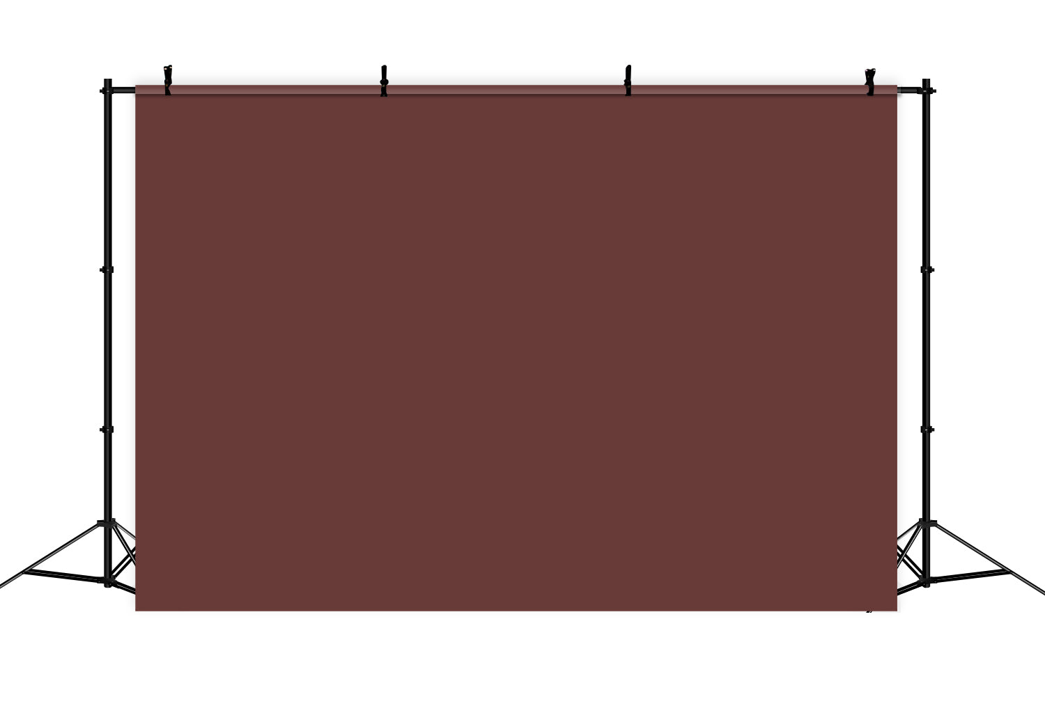 Brown Backdrop Rich Chestnut Brown Matte Tone Solid Backdrop For Photography CSH62-25