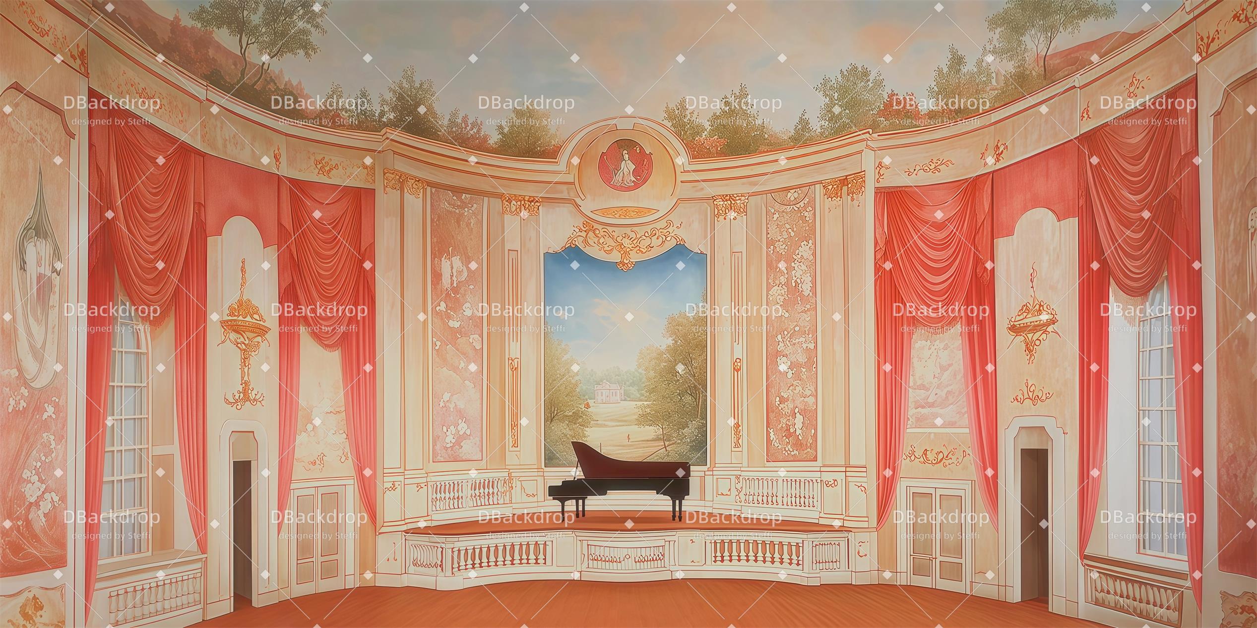 Stage Backdrop Concert Hall Backdrop for Theater CSH59-T80