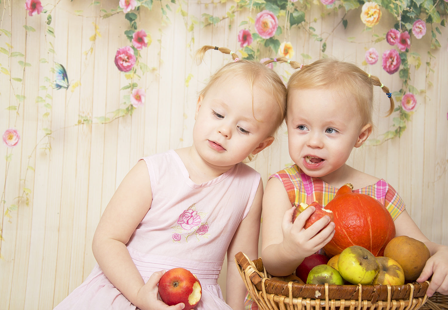 Beautiful Floral Wood Backdrops for Photo Booth F-1489