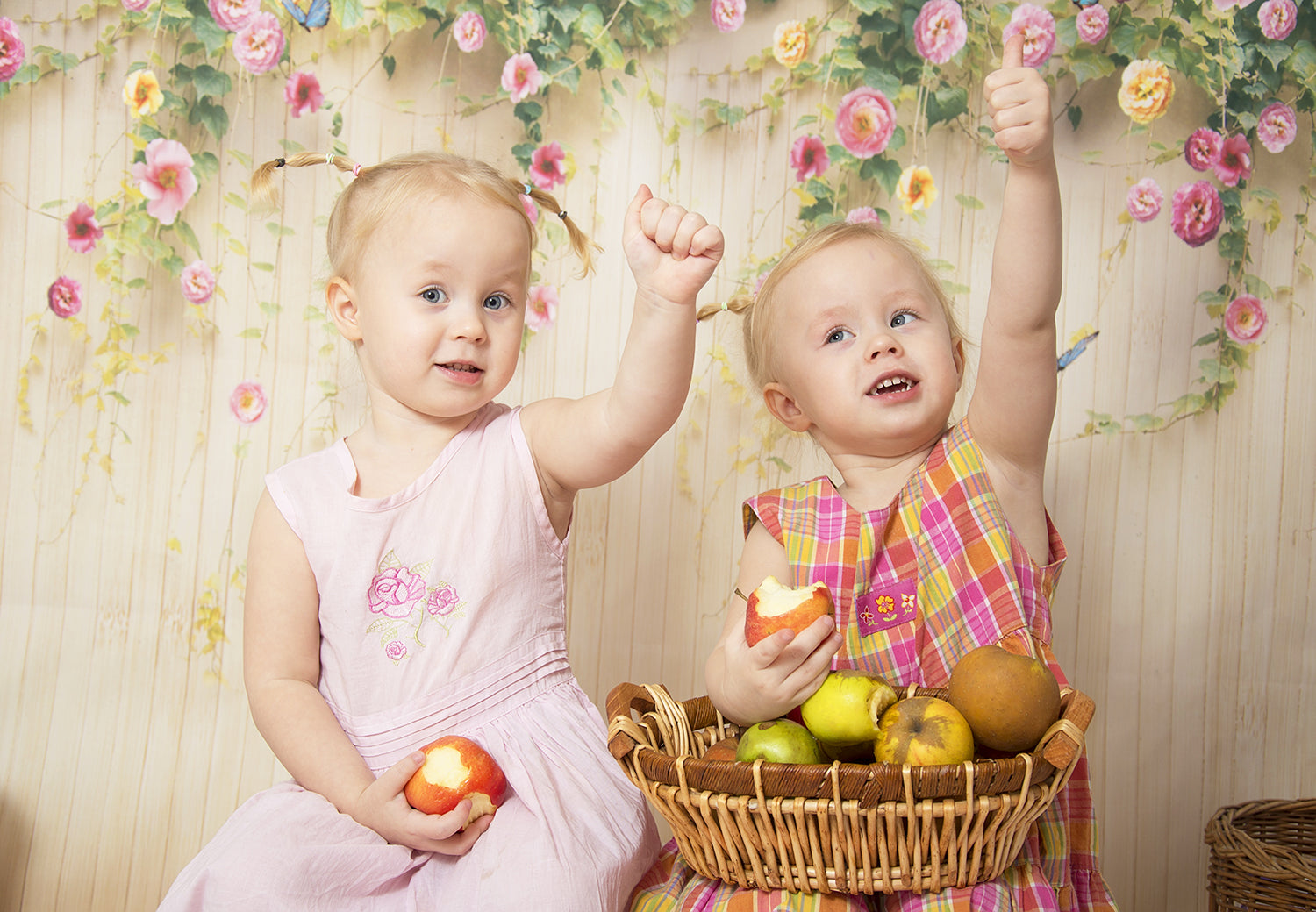 Beautiful Floral Wood Backdrops for Photo Booth F-1489