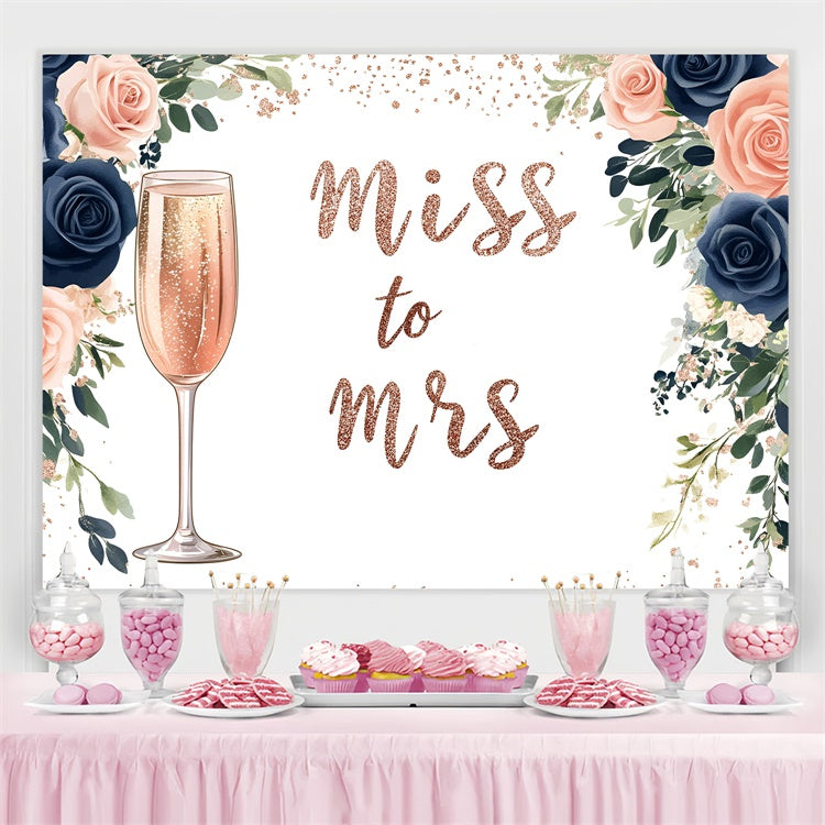 Bridal Shower Backdrops For Photos Romantic Blush Rose Custom Backdrop GQ3-219