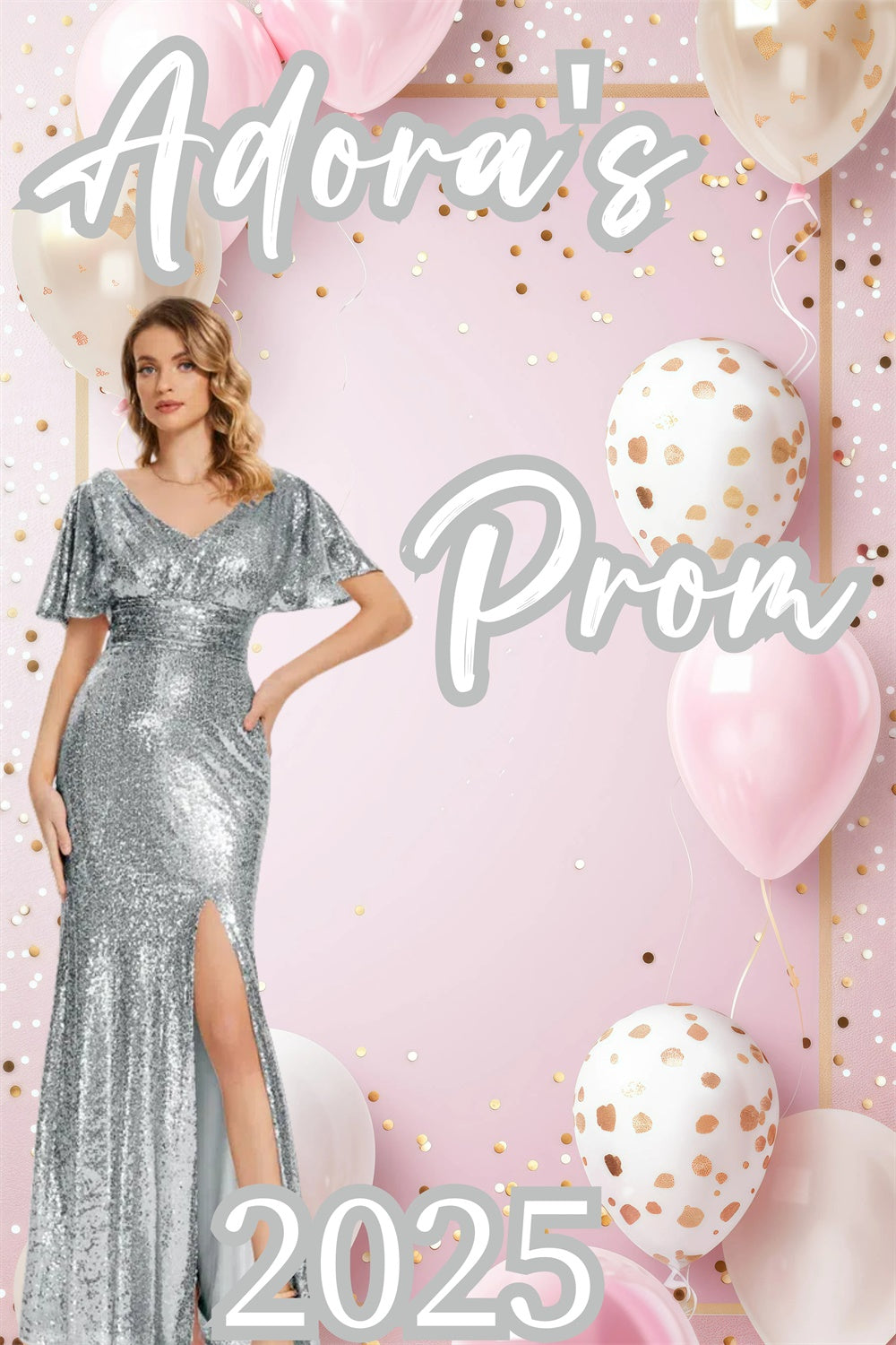 Customized Graduation Backdrop Sweet Pink Balloon Graduation Party Backdrop GQ3-253