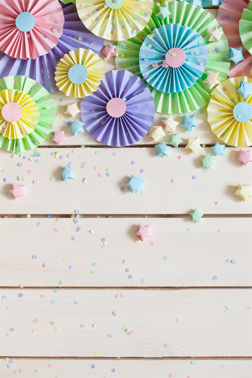 Wood Backdrop Pastel Celebration Backdrop GQ4-101