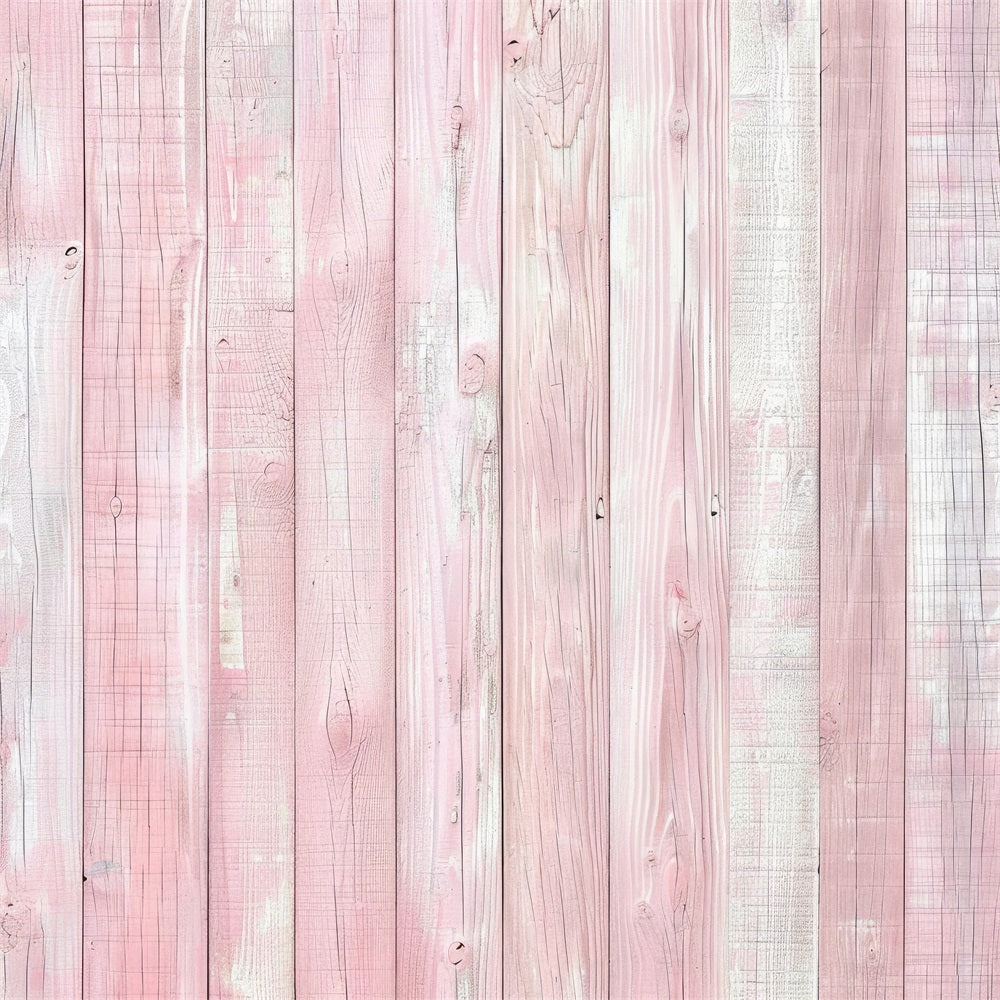 Rustic Wood Backdrop Vintage Pink Washed Backdrop GQ4-106