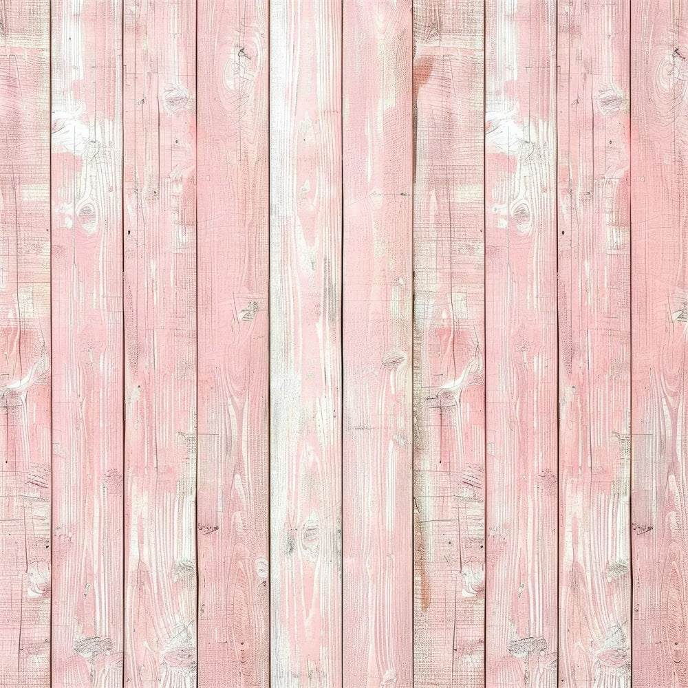 Wood Photography Backdrop Romantic Pink Backdrop GQ4-114