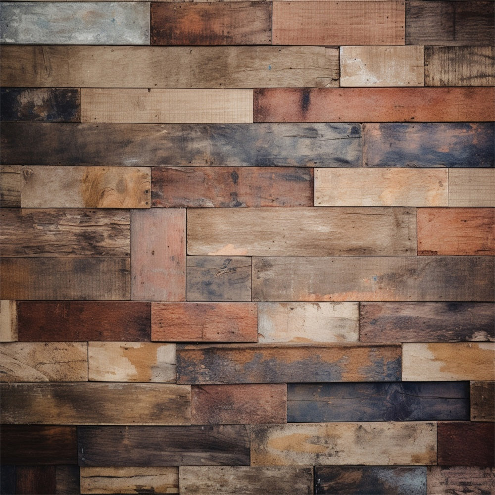 Wood Panel Backdrop Neutral Brown Backdrop GQ4-119