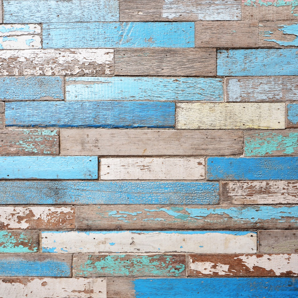 Wooden Backdrop Painted Coastal Backdrop GQ4-126