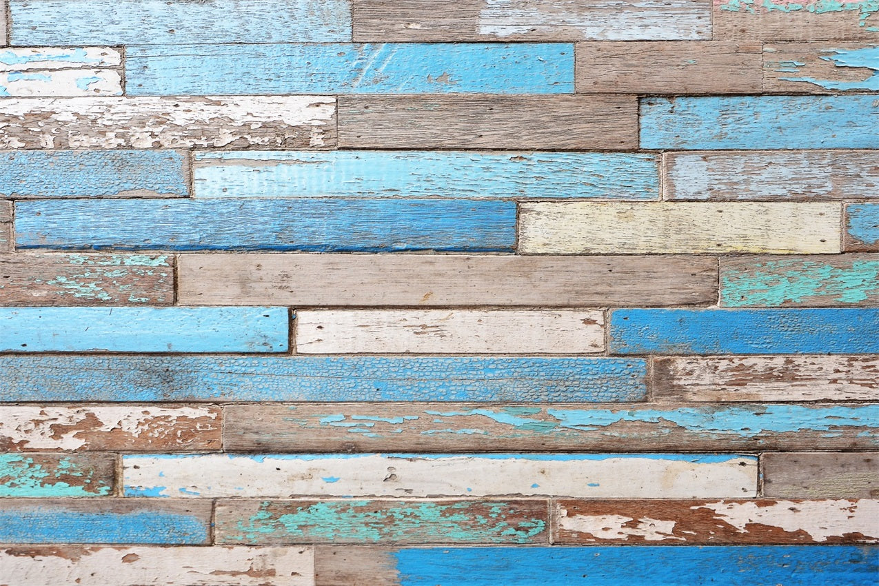Wooden Backdrop Painted Coastal Backdrop GQ4-126