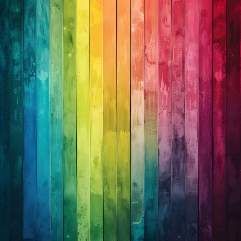 Wood Backdrop Vibrant Multicolor Backdrop GQ4-129