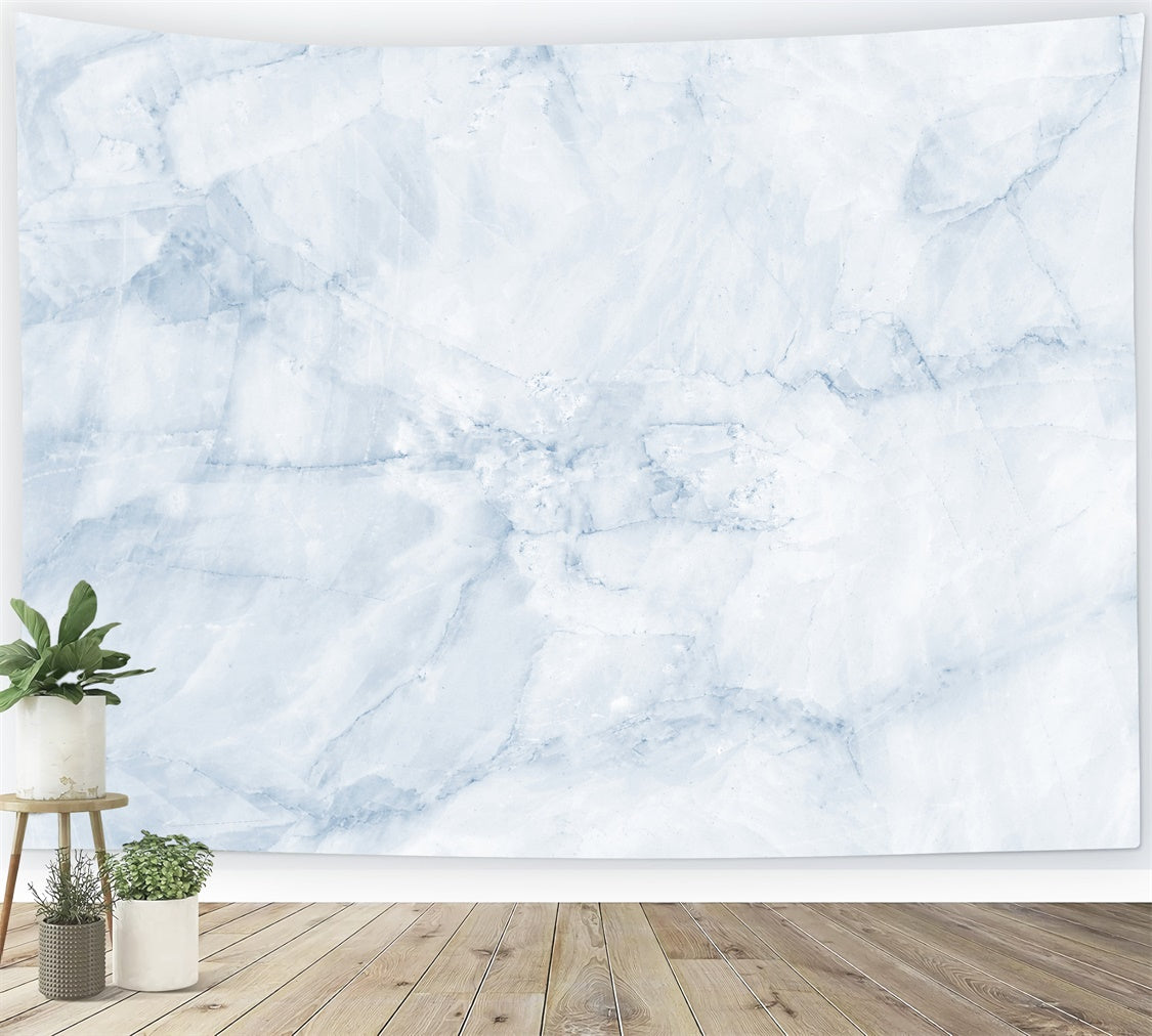 Blue Marble Backdrop Icy Blue Crystal Texture Backdrop GQ4-151