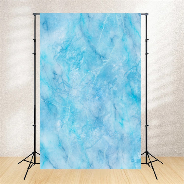 Blue Marble Backdrop Frozen Ocean Blue Marble Backdrop GQ4-158