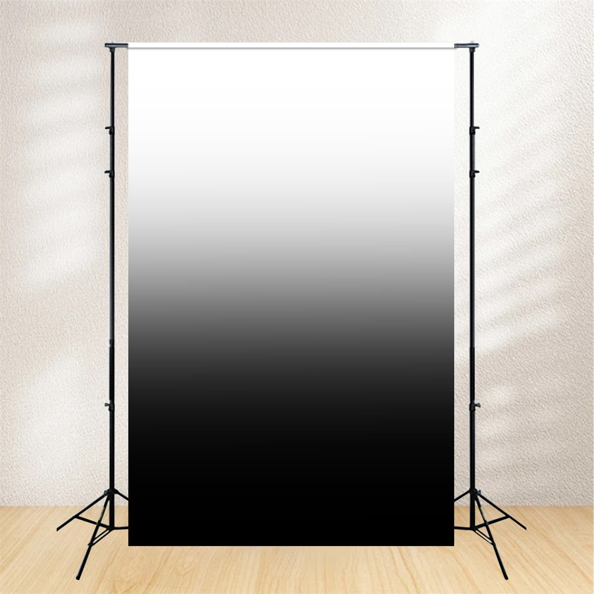 Professional Headshot Backdrop Black White Shadow Backdrop GQ4-201