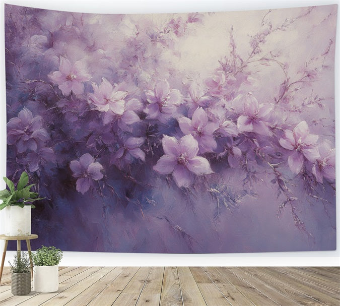 Purple Backdrops Artistic Bloom Photography Backdrop GQ4-26