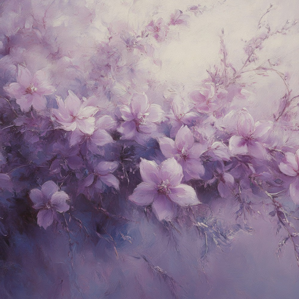 Purple Backdrops Artistic Bloom Photography Backdrop GQ4-26