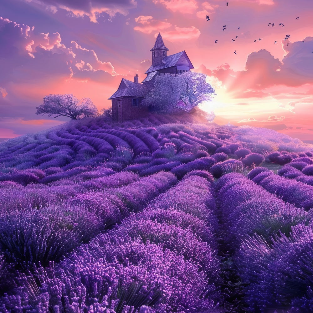 Lavender Backdrop Church Hill Photography Backdrop GQ4-30