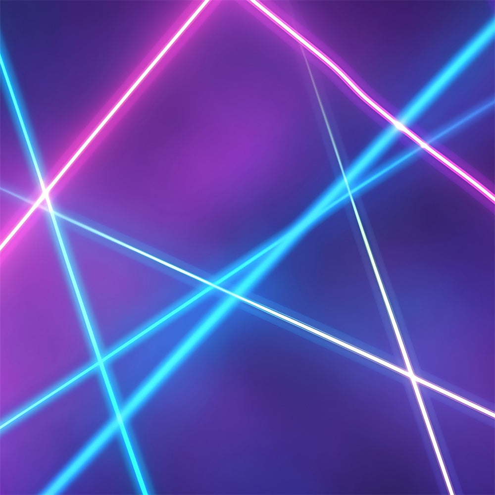 Old School Backdrops Dynamic Neon Streaks Light Vintage Backdrops GQ4-302