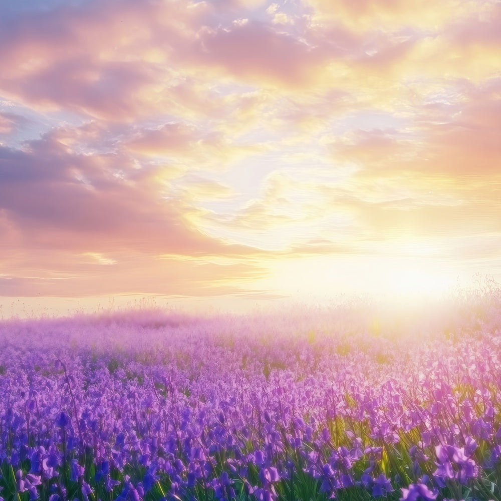 Lavender Backdrops Dreamscape Sunrise Photography Backdrop GQ4-31