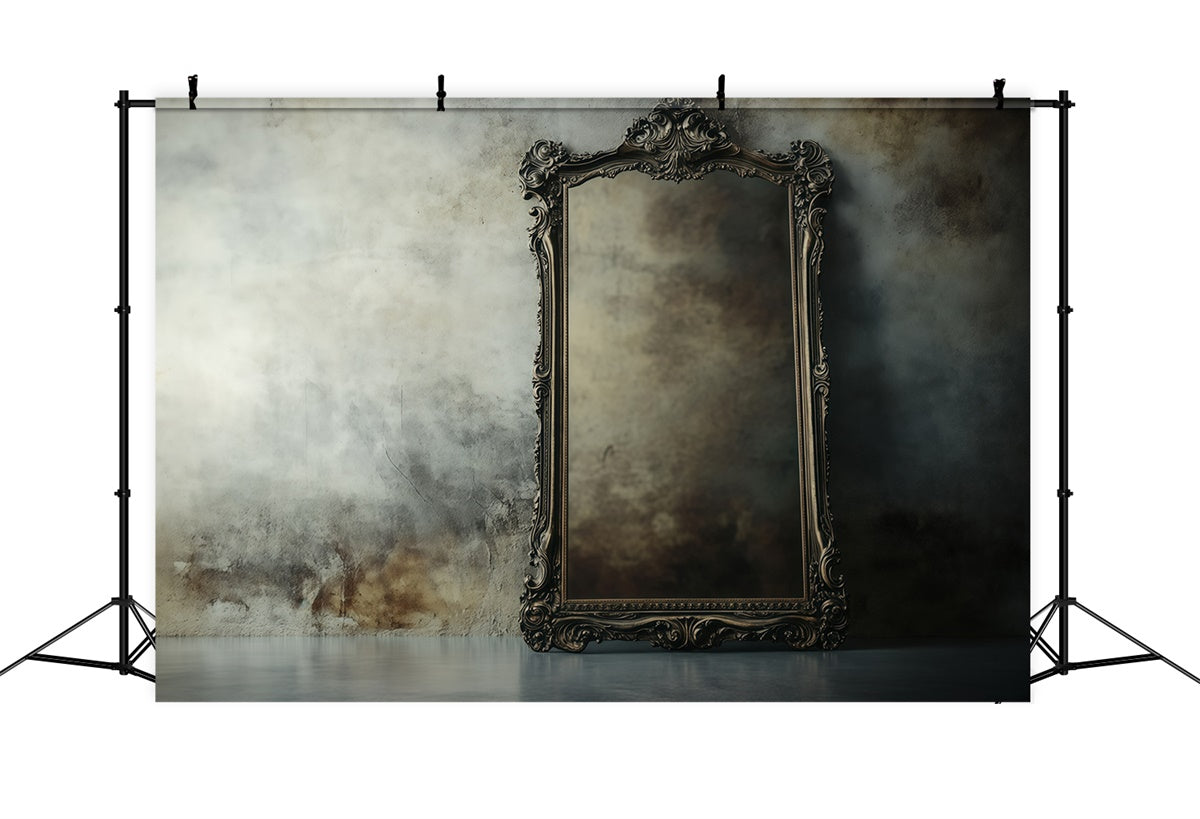 Retro Backdrops Rustic Faded Mirror Vintage Photography Backdrops GQ4-324
