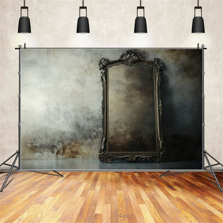 Retro Backdrops Rustic Faded Mirror Vintage Photography Backdrops GQ4-324