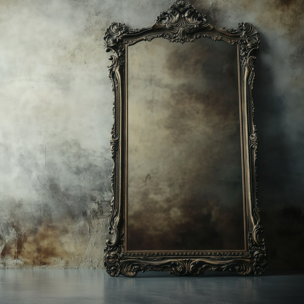 Retro Backdrops Rustic Faded Mirror Vintage Photography Backdrops GQ4-324