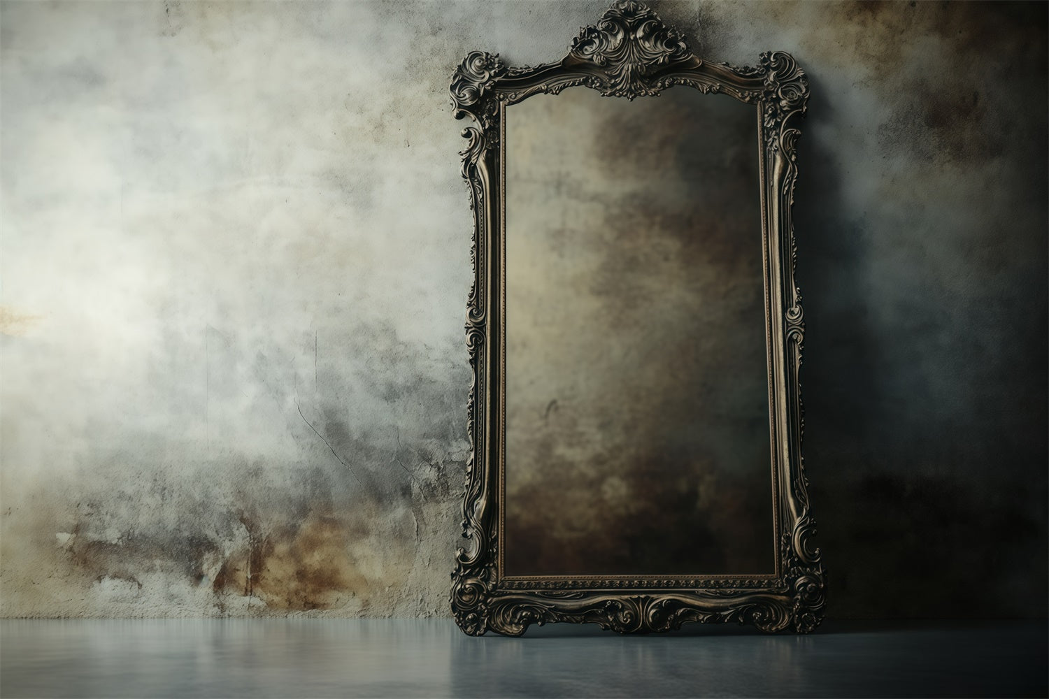 Retro Backdrops Rustic Faded Mirror Vintage Photography Backdrops GQ4-324