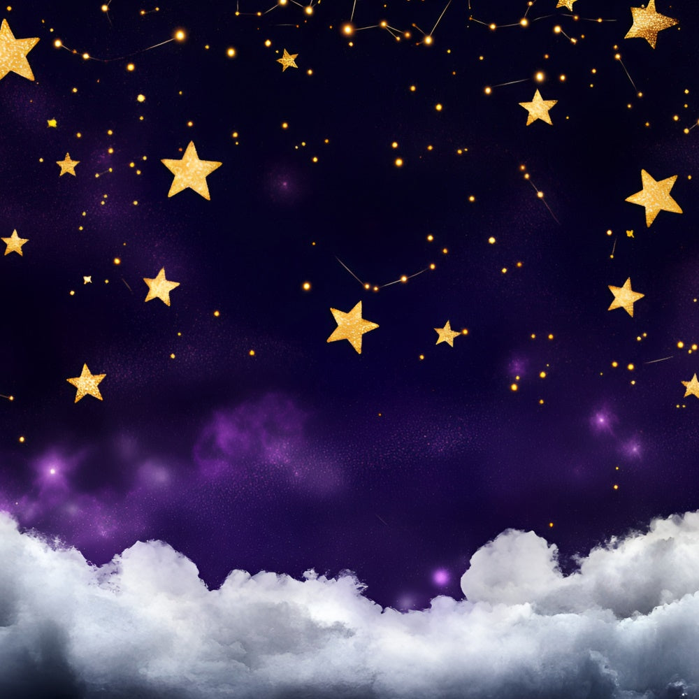 Starry Night Photo Backdrop Fantasy Star Cloudy Backdrop GQ5-60