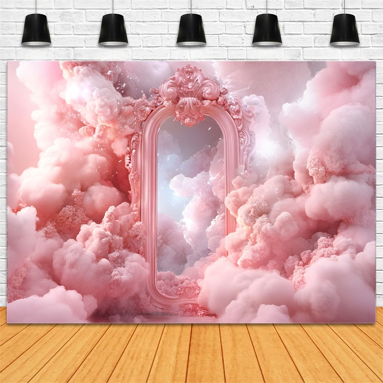 Clouds Backdrop Fantasy Cloud Baroque Mirror Backdrop GQ57-128