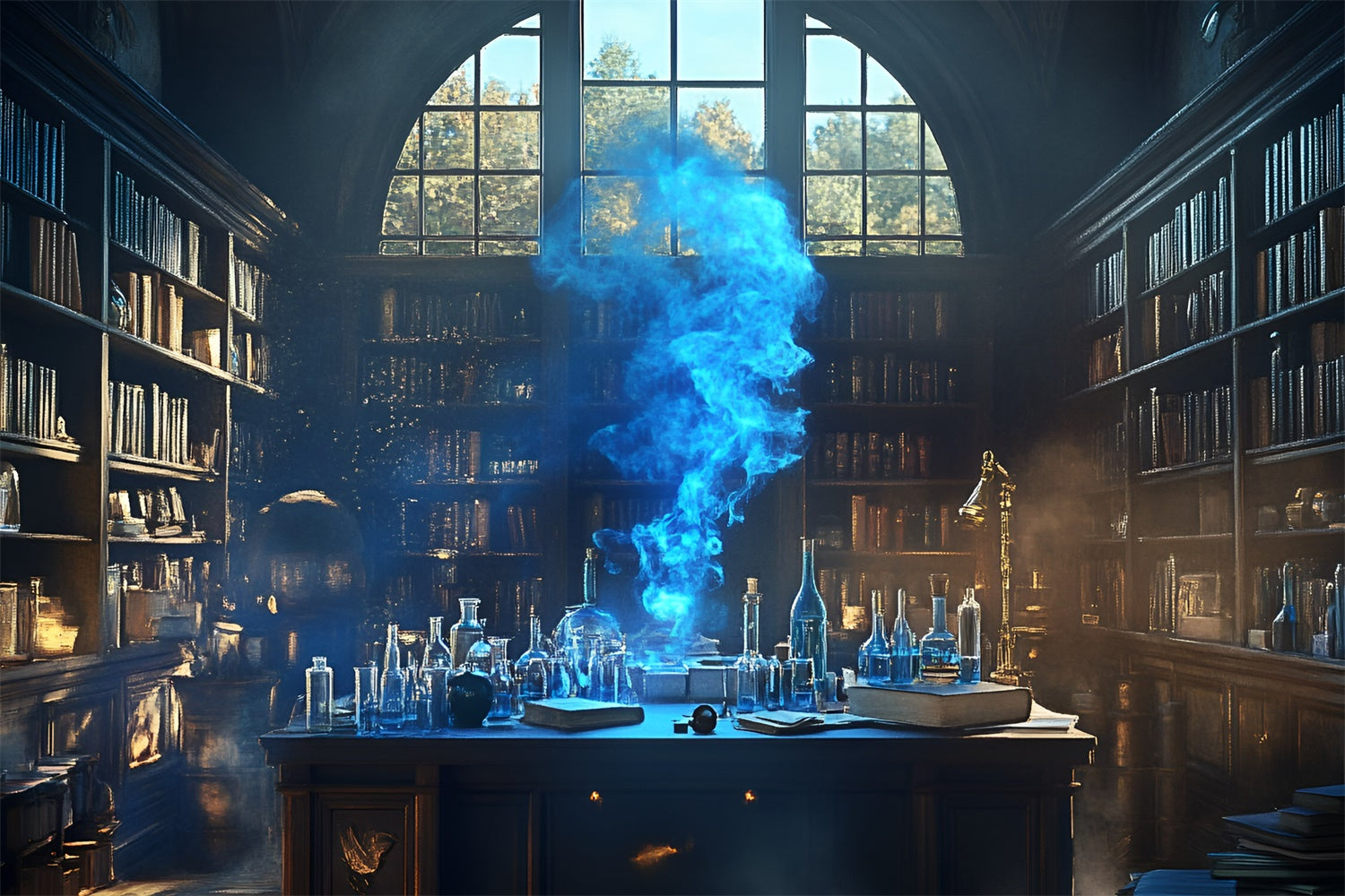 Chemistry Backdrop Enchanted Science Lab Backdrop GQ6-125