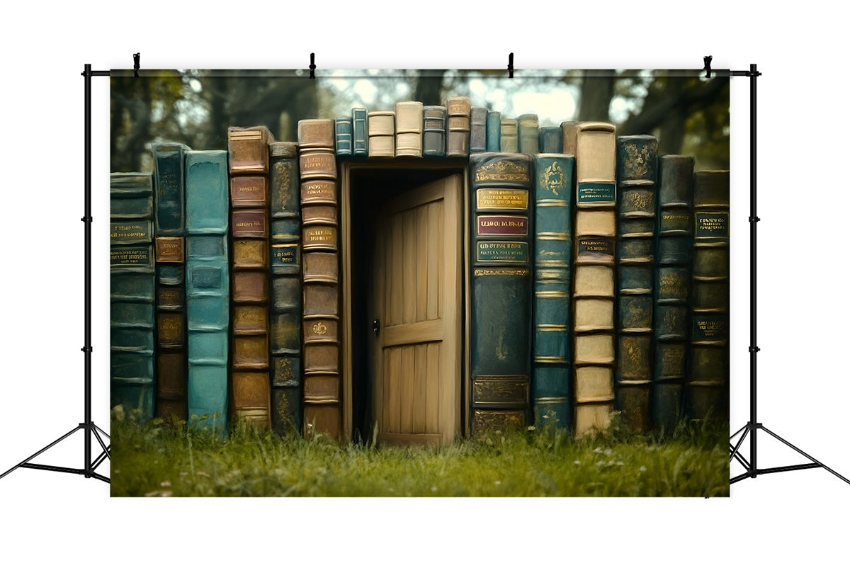 Back To School Backdrops Magical Book Gate Backdrop GQ6-130