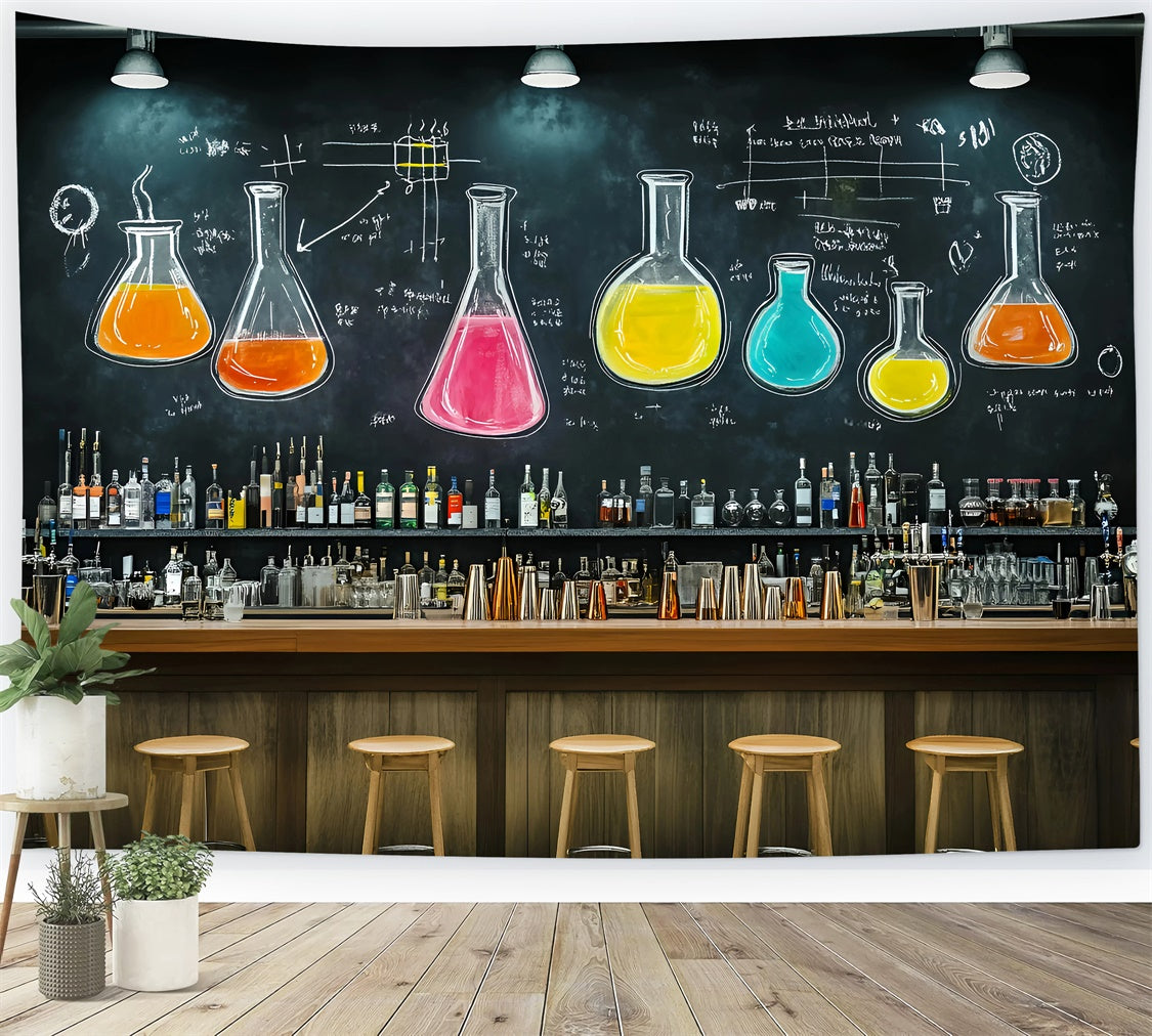Chemistry Backdrop Creative Classroom Science Backdrop GQ6-134