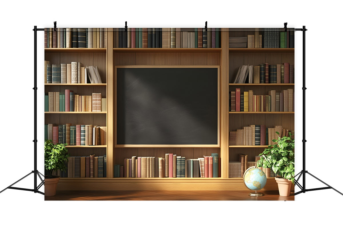 School Picture Backdrop Classic Shelf Scene Backdrop GQ6-143
