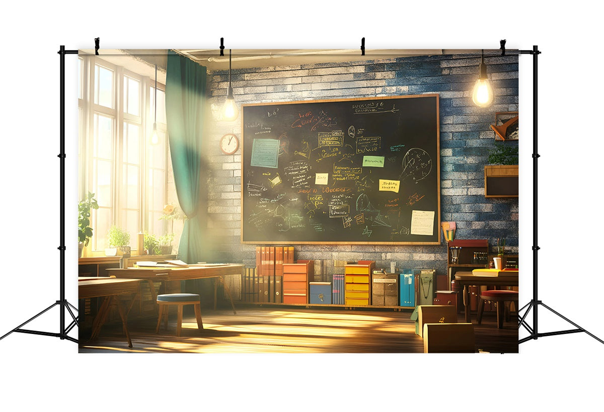 Classroom Backdrops Modern School Vibe Backdrop GQ6-146