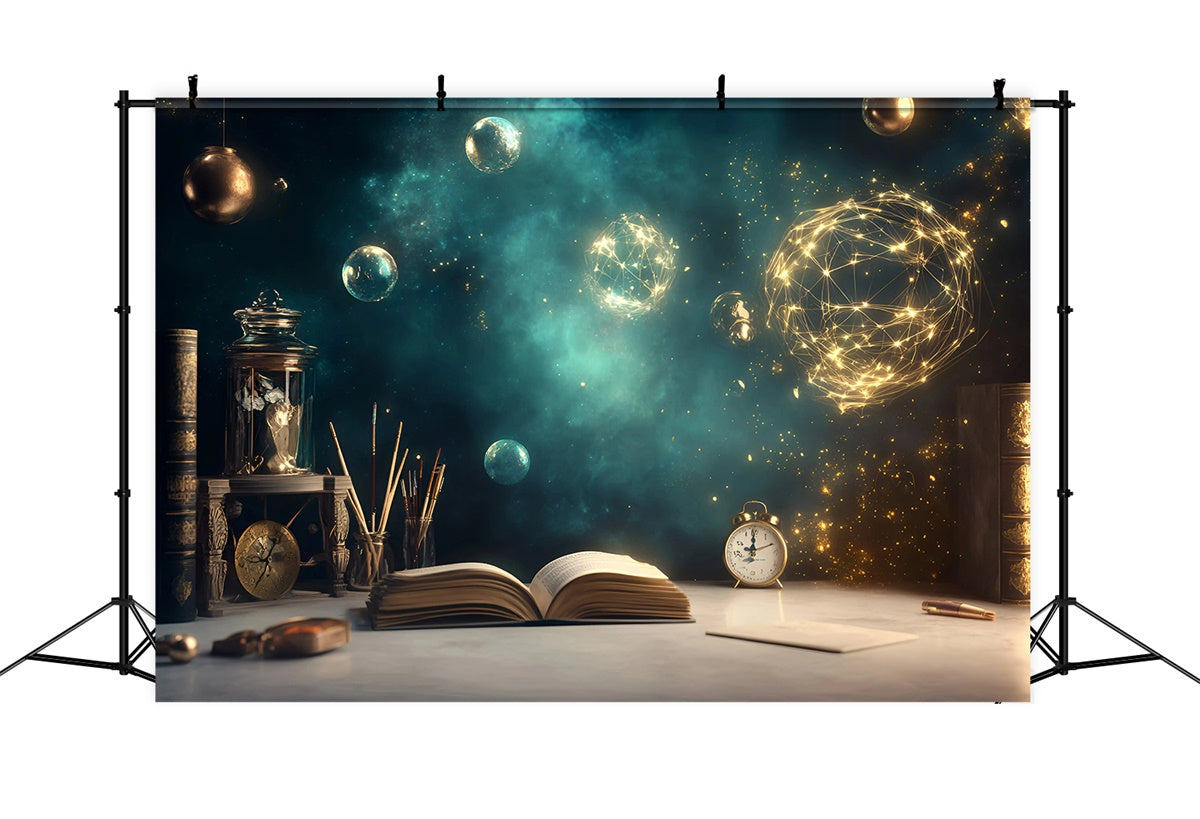 Back To School Backdrop Fantasy Cosmos Learning Backdrop GQ6-163
