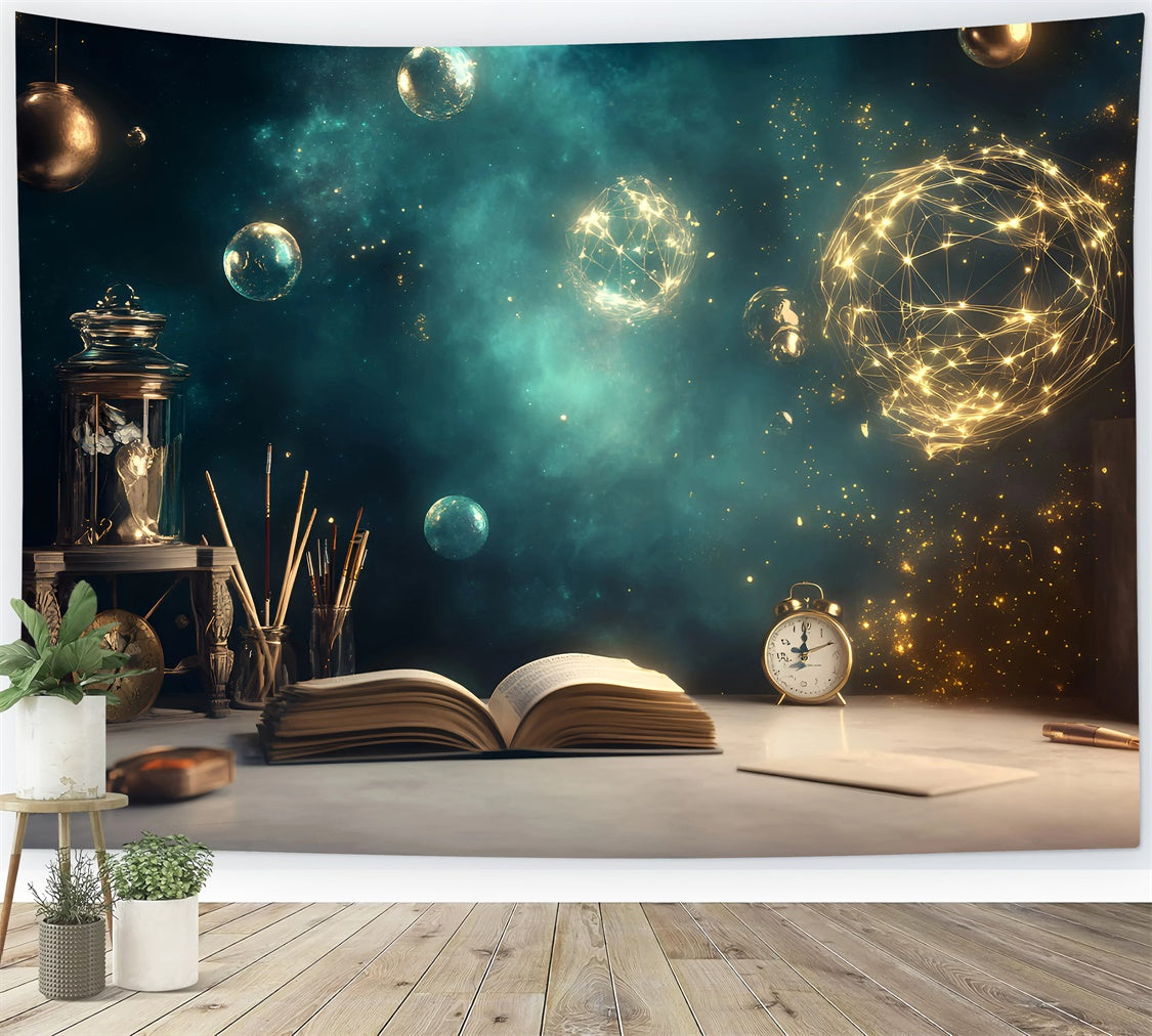Back To School Backdrop Fantasy Cosmos Learning Backdrop GQ6-163
