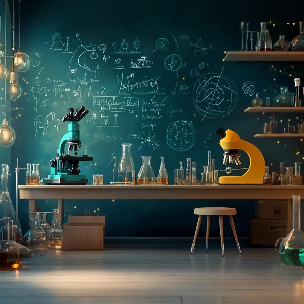 Chemistry Backdrop Science Lab Discovery Backdrop GQ6-166