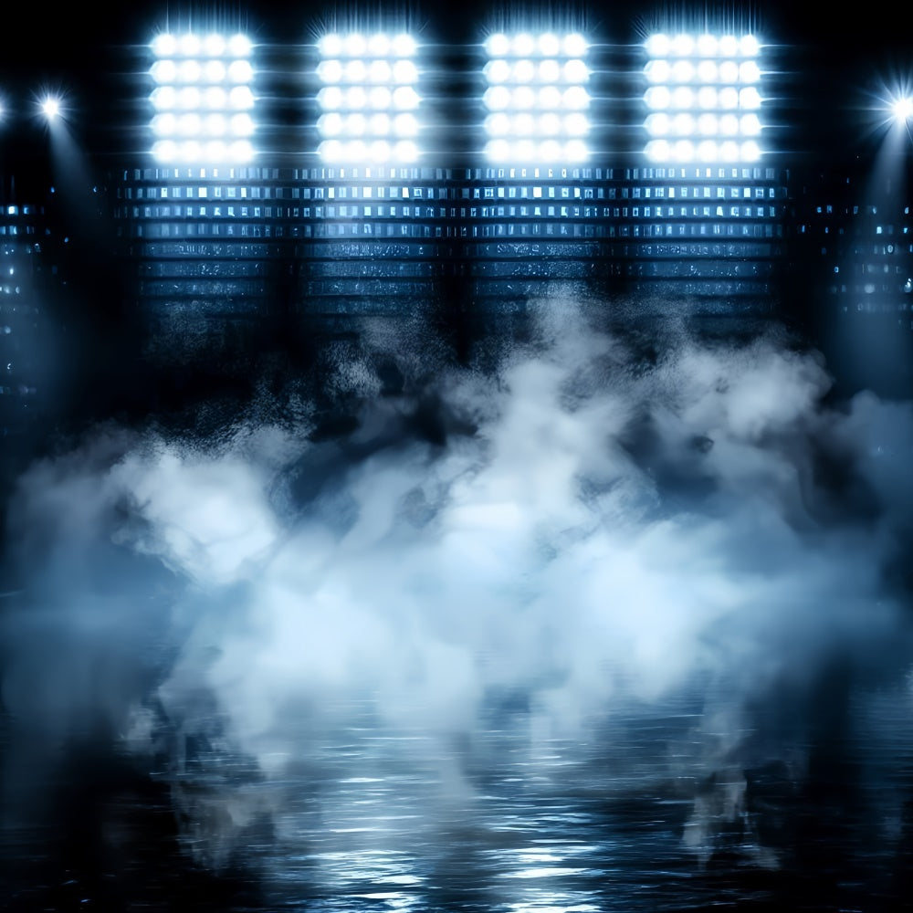 Sports Theme Backdrop Spotlight Mist Arena Backdrop GQ6-265