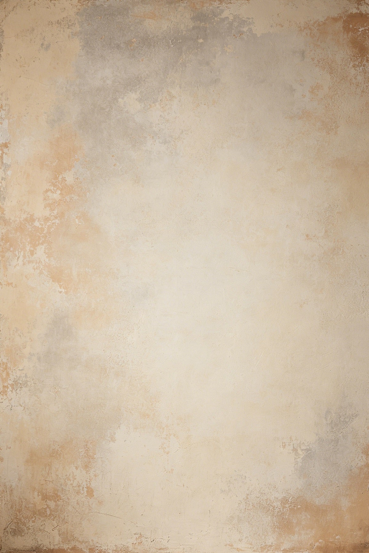 Limewash Backdrop Warm Beige Distressed Stucco Texture Portrait Backdrops GQ64-31