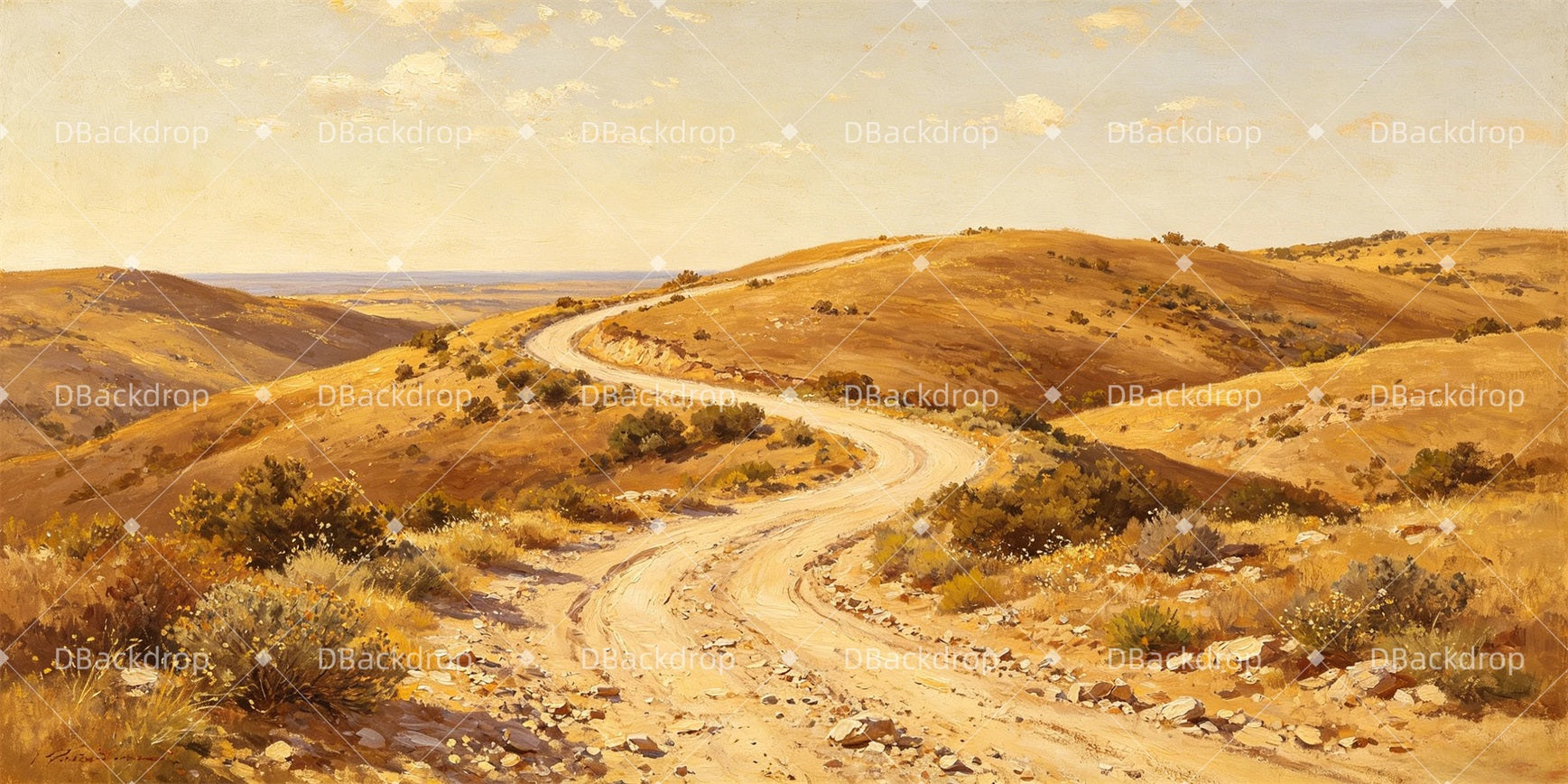 Movie Theater Backdrop Road to Adventure Stage Backdrop Ideas GQ66-T79