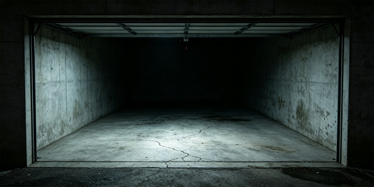 Creepy Halloween Garage Door Decor Dark Concrete Garage Halloween Garage Door Banner GQ67-61-2 car