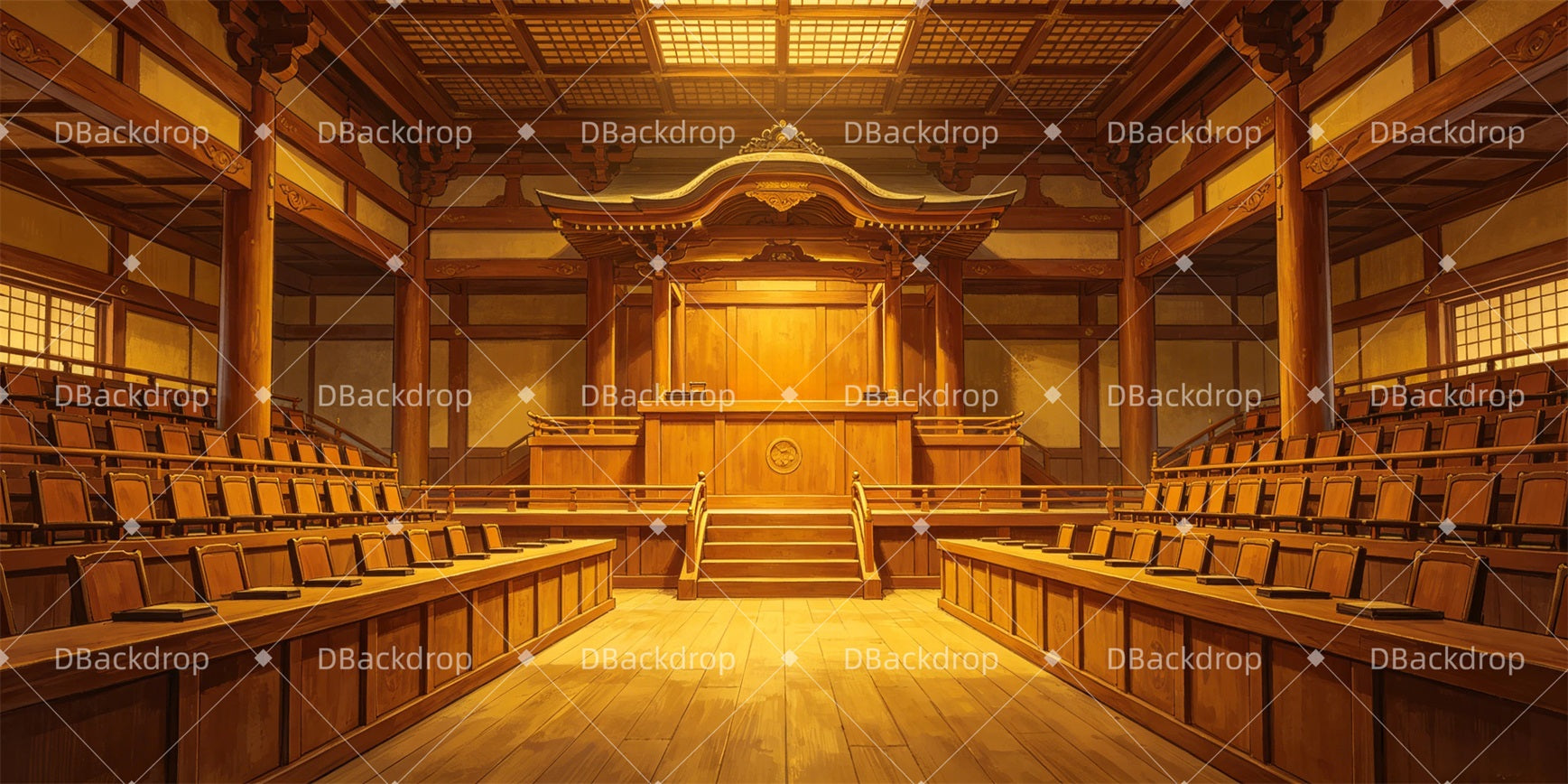 Cheap Theater Backdrops Execution Court Stage Backdrop Ideas GQ67-T34