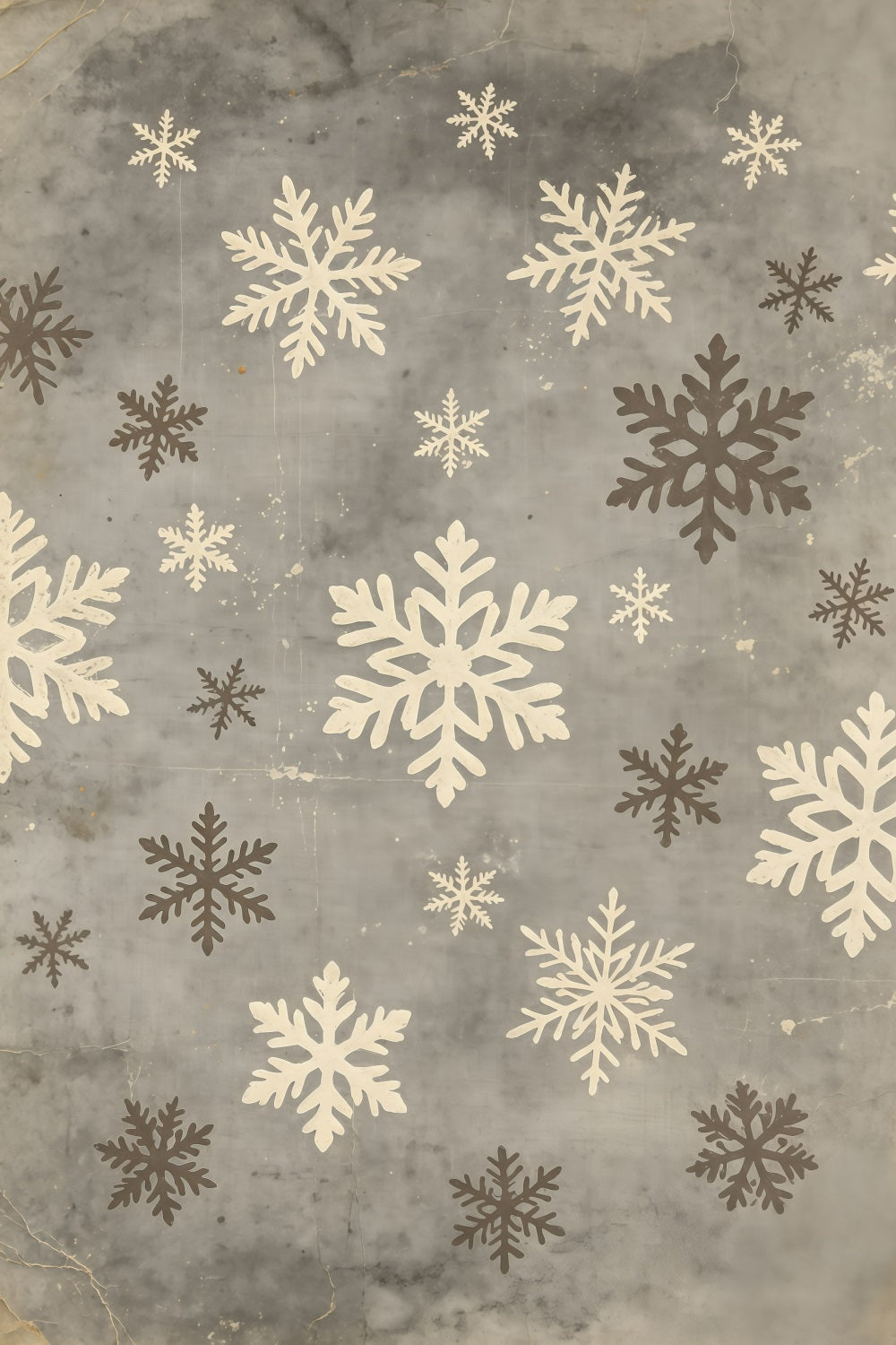 Christmas Snowflake Backdrop Snowf Concrete Pattern Photography Christmas Backdrop GQ69-33
