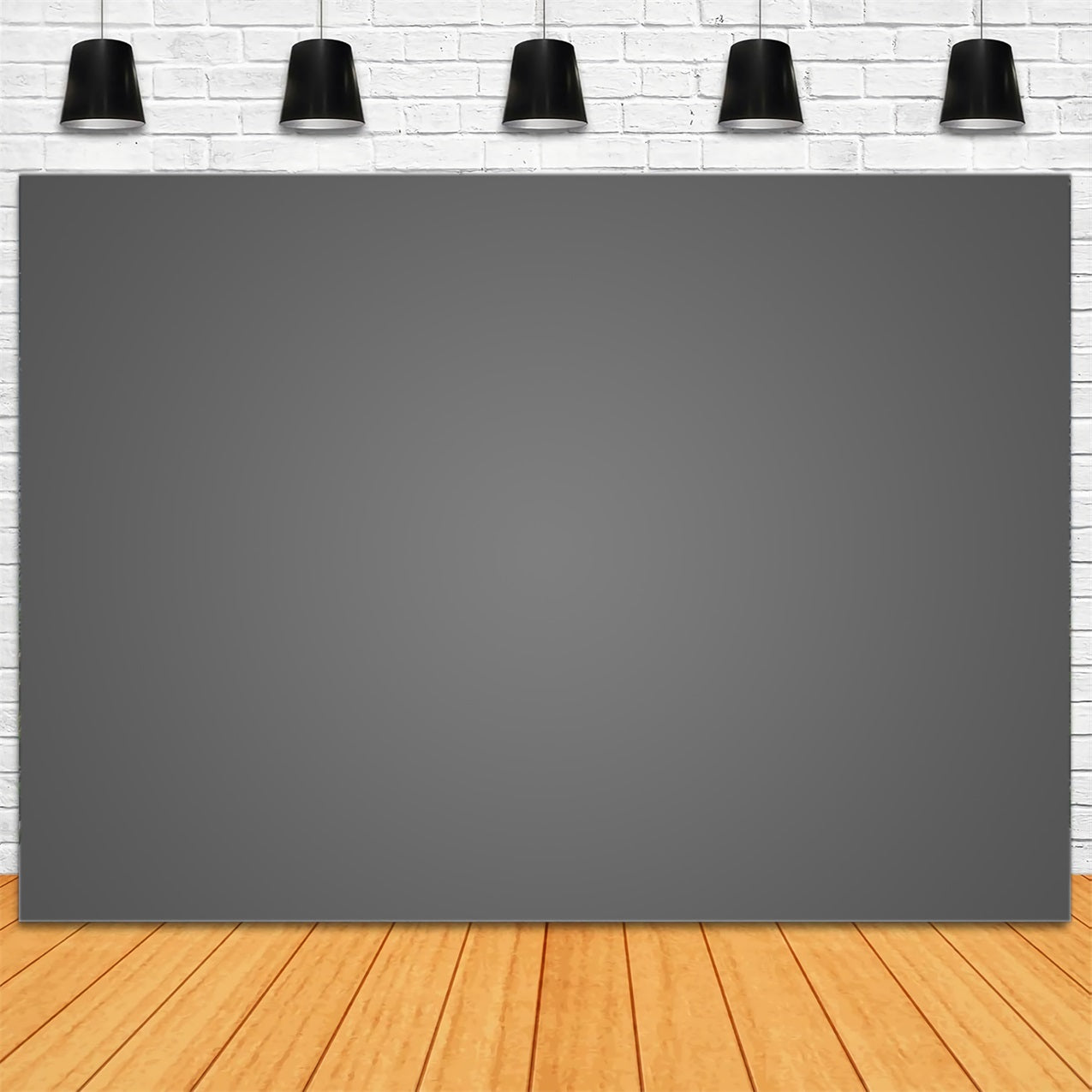 Grey Backdrop Soft Vignette Portrait Photography Backdrop GTY2-126