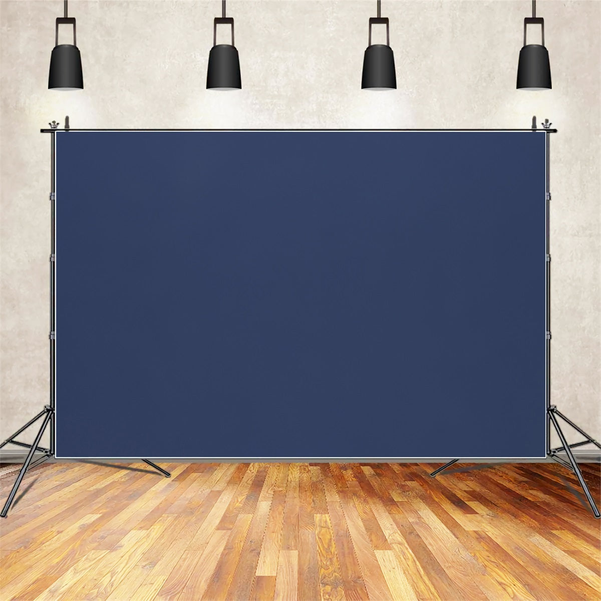 Blue Backdrops Royal Navy Portrait Photography Backdrop GTY2-144