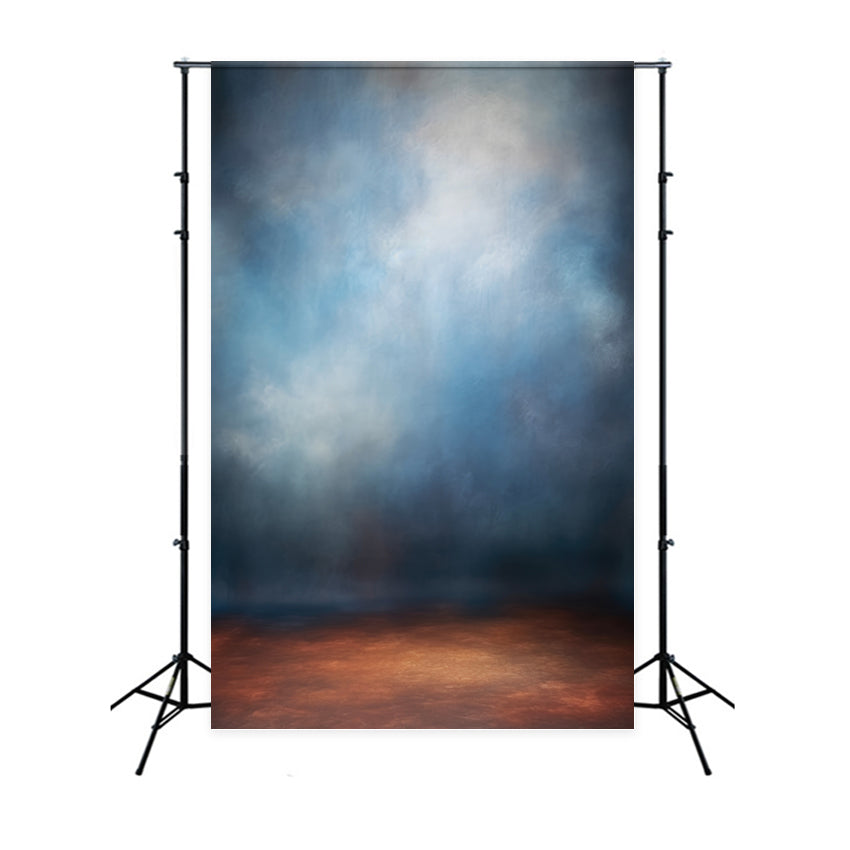 Backdrop For Portraits Misty Blue Abstract Wall Backdrop GTY2-150