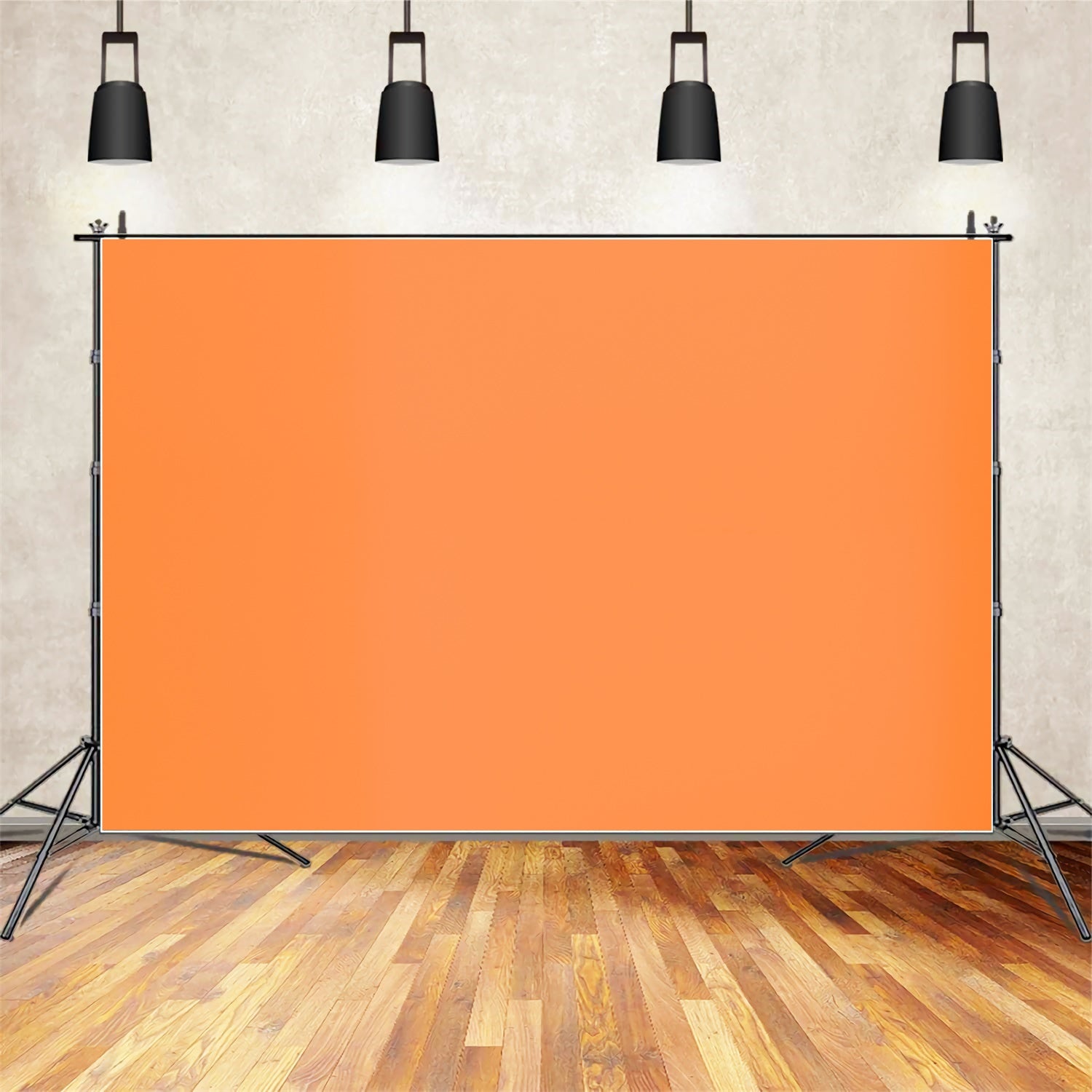 Orange Backdrop Photoshoot Soft Apricot Glow Backdrop GTY2-169
