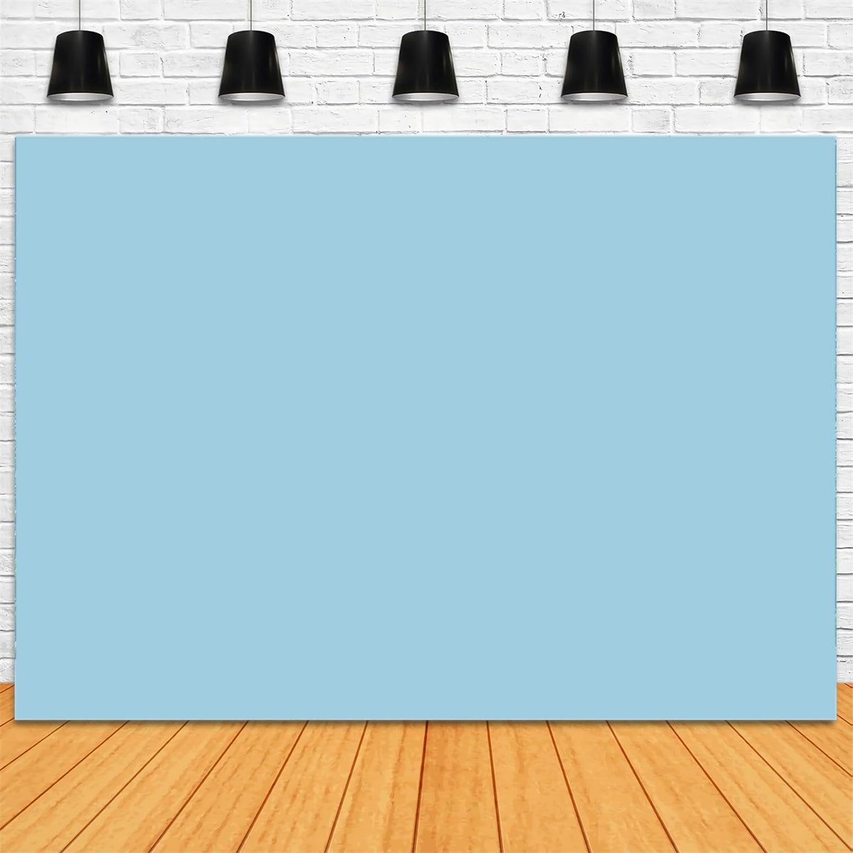 Light Blue Photo Backdrop Soft Sky Blue Smooth Backdrop GTY3-109